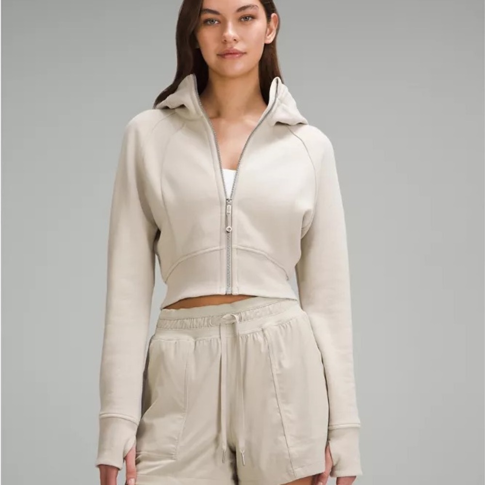 Lululemon Scuba Full-Zip Cropped Hoodie
